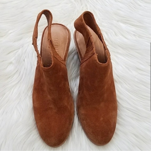 Gentle Souls Kenneth Cole Brown Blaise Slingback Booties GUC - Picture 3 of 5